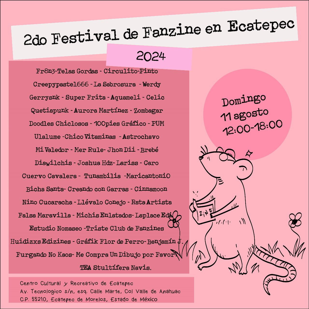 2do Festival Fanzine en Ecatepec