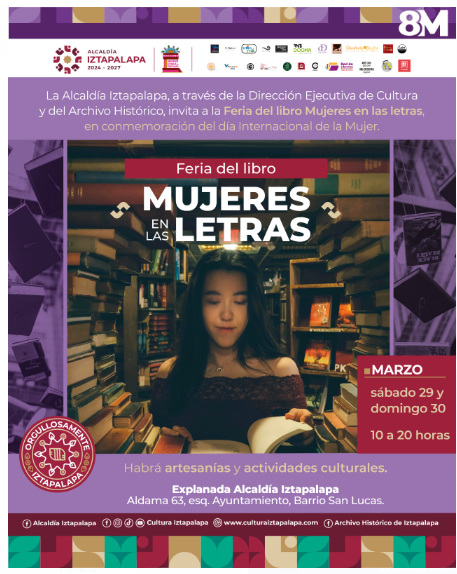 Feria del libro “Mujeres en las letras”