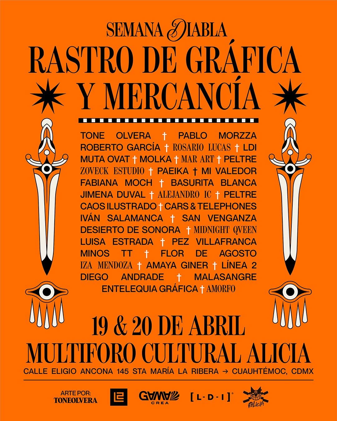 Semana Diabla: Rastro de gráfica y mercancía