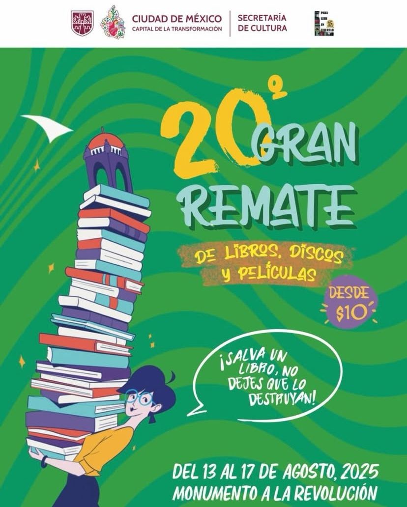 20° edición del Gran Remate de Libros, Discos y Películas