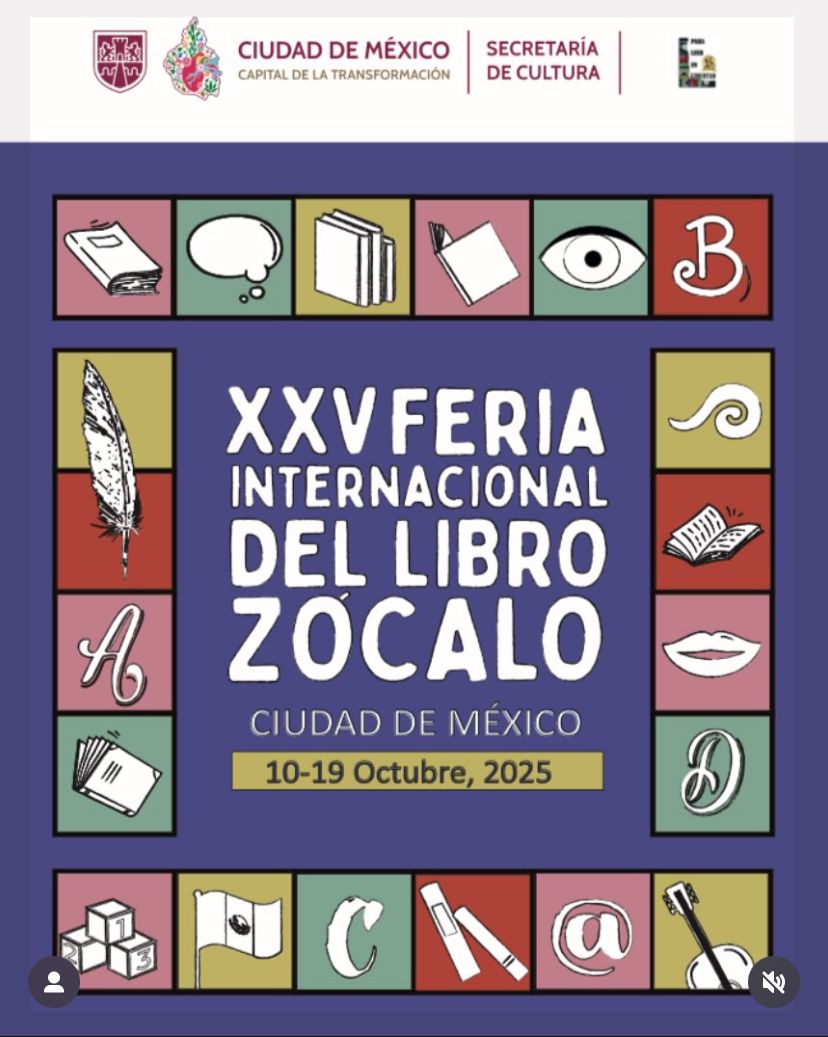 XXV Feria Internacional del Libro en el Zócalo.