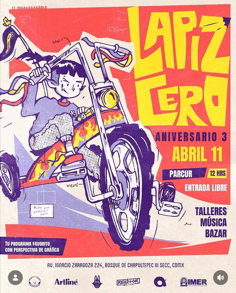 ¡Tercer Round Gráfico! Lápiz Cero celebra su Aniversario en el PARCUR