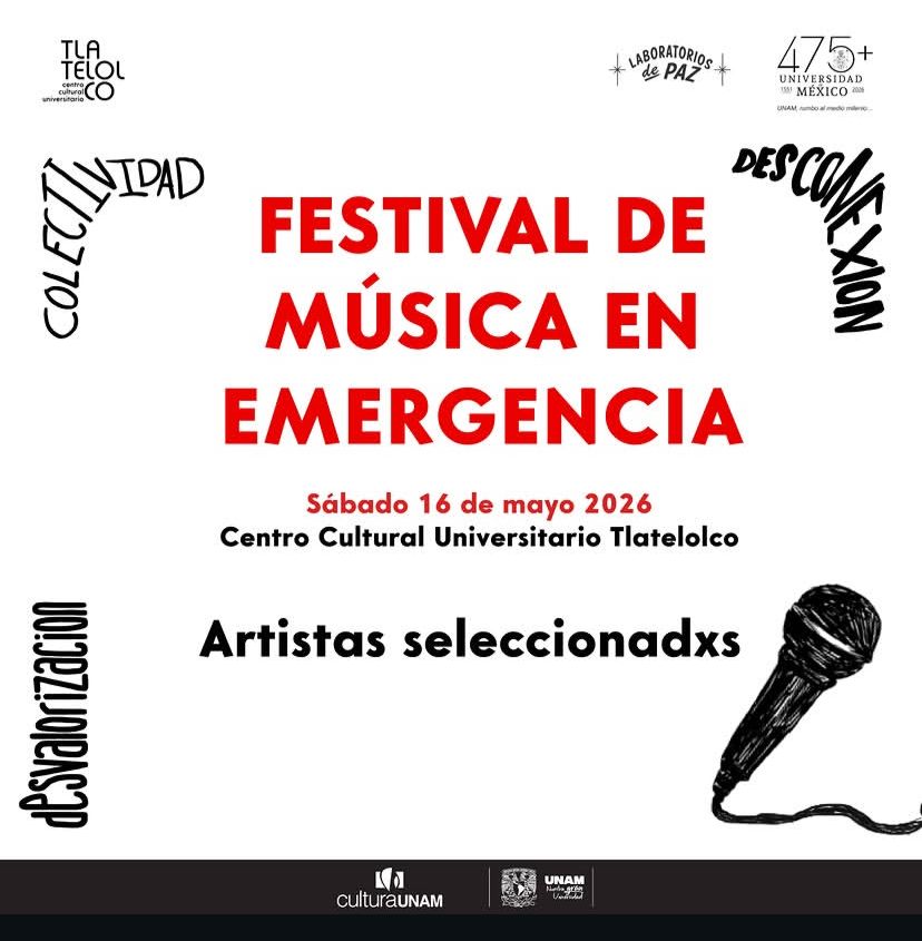 Festival de Música en Emergencia – Cultura UNAM