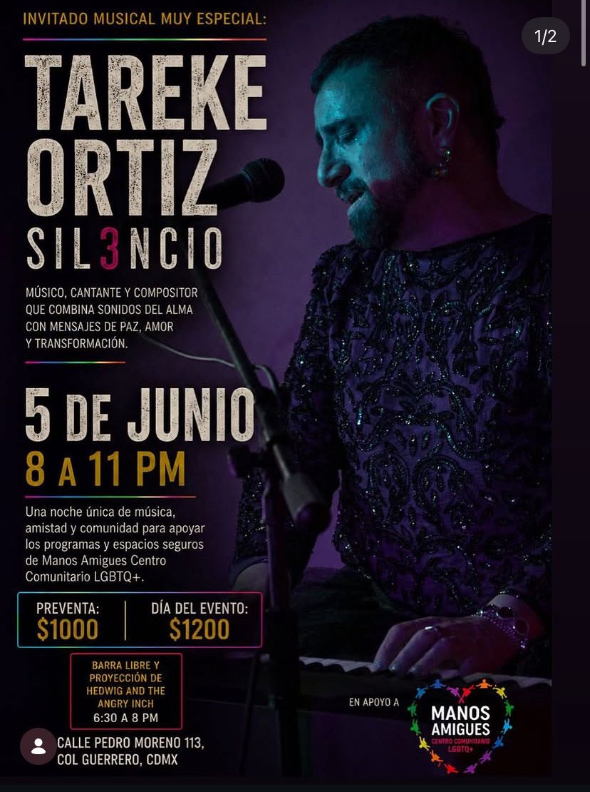 Manos Amigues – Noche musical con Tareke Ortiz