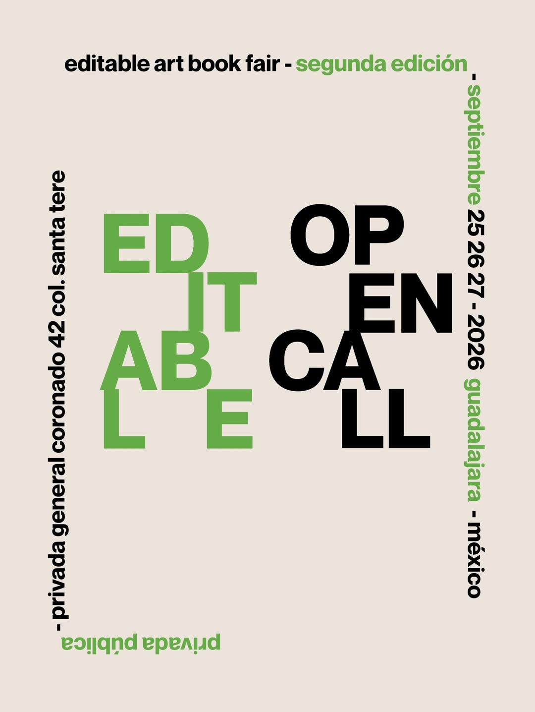 Editable Art Book Fair – Segunda edición