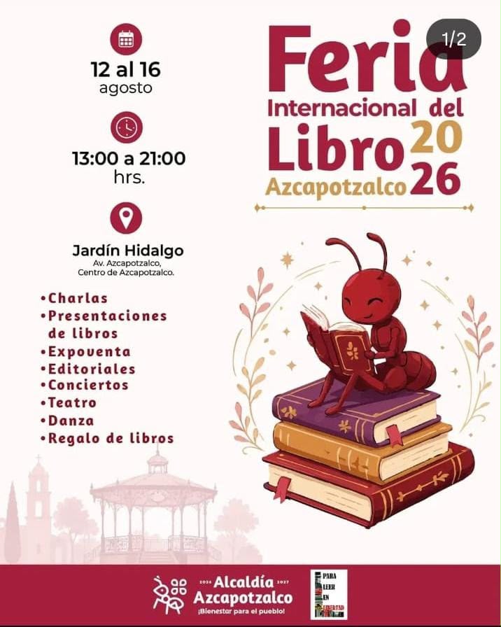 Feria Internacional del Libro Azcapotzalco – 2026