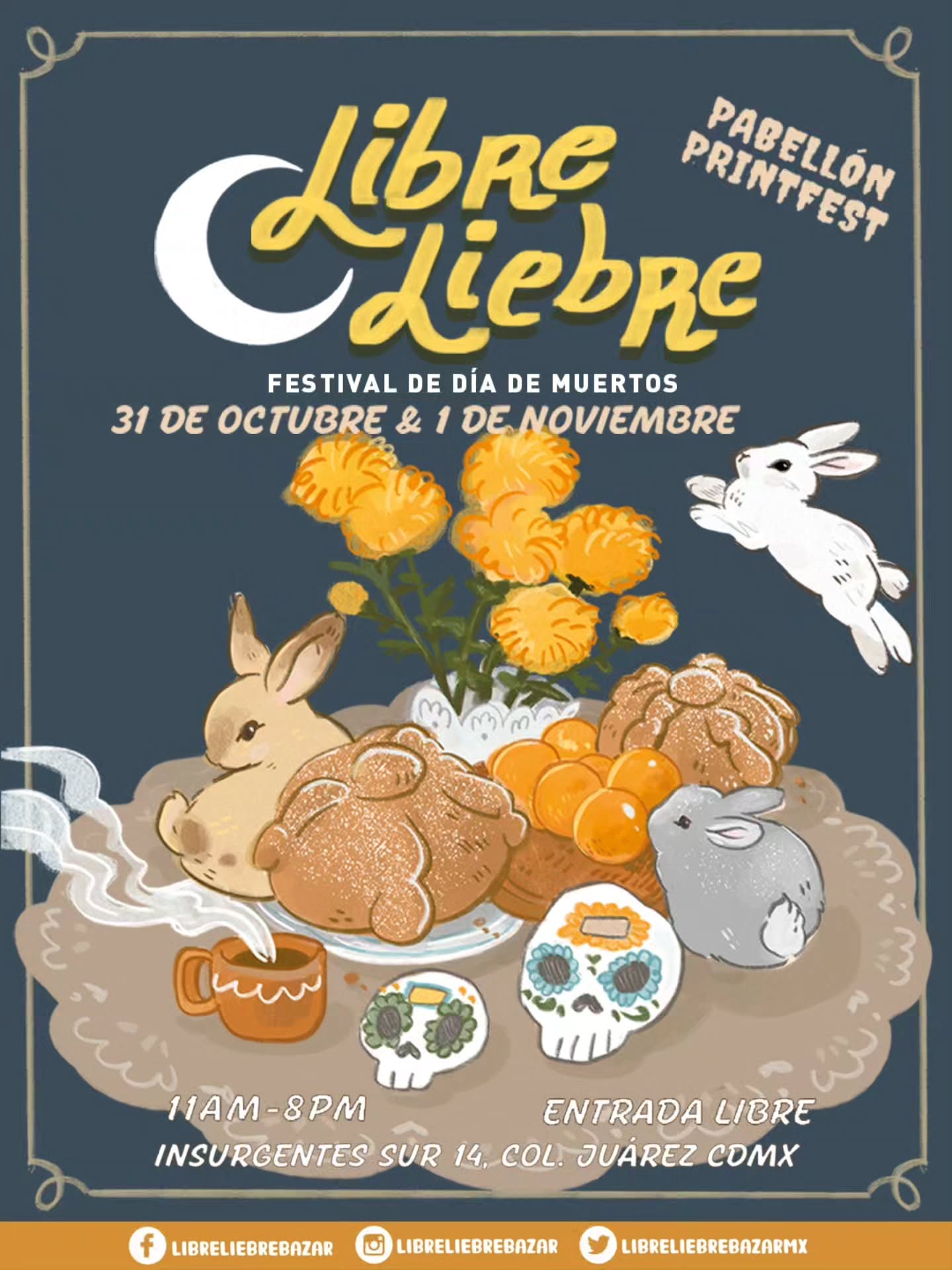 Libre liebre – Festival de día de muerto